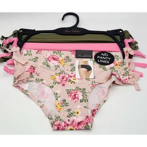 Culotte Femme Prima Valentina - Dentelle Large - Taille 3X/Plus - Beige - Neuf